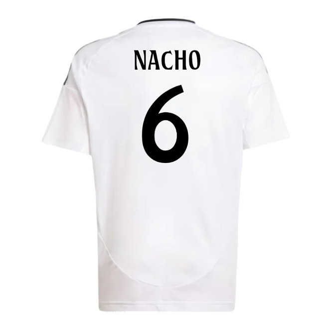 2024-2025 Real Madrid Home Shirt (Kids) (Nacho 6)-SoccerKits Hub | Buy Soccer Jerseys Online